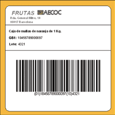 GS1-128 barcode construction in F&O Axazure