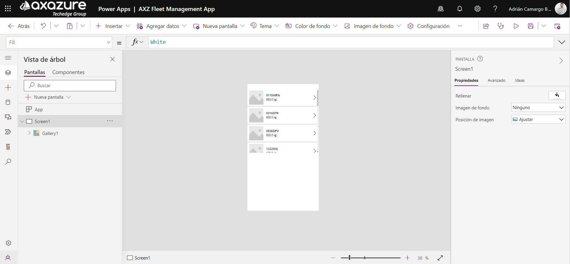 F&O data consumption in Power Apps Axazure