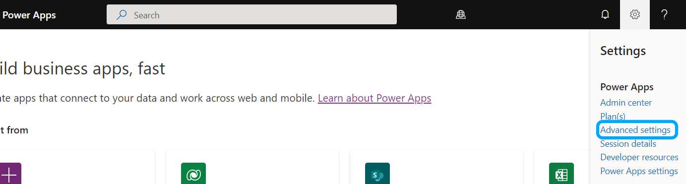 Consumo de datos de F&O en Power Apps Axazure