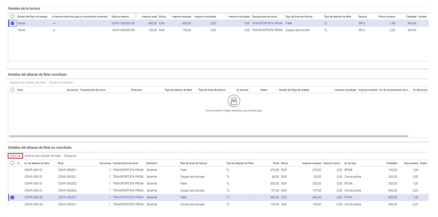 Freight invoice reconciliation in D365 F&O Axazure