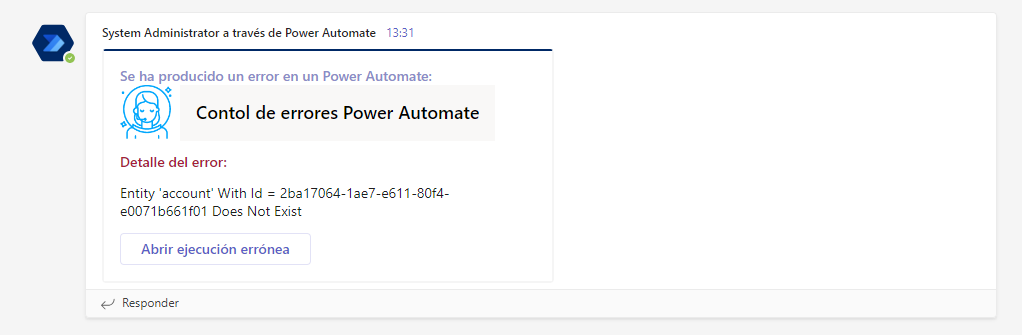 How to implement error control in Power Automate? Axazure