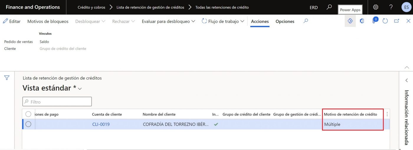 Bloqueos automáticos de pedidos II Axazure