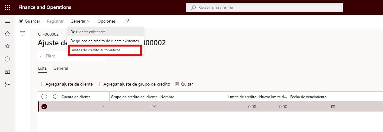 Límites de riesgo automáticos Axazure