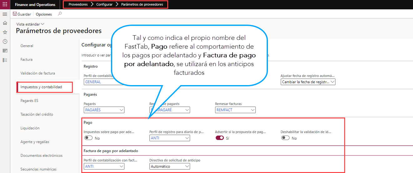 Pagos por adelantado y anticipos múltiples en factura a proveedores Axazure