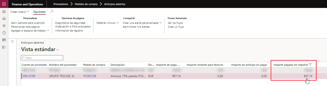 Pagos por adelantado y anticipos múltiples en factura a proveedores Axazure