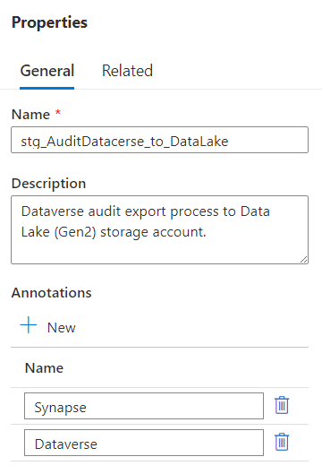 Export Dataverse audit to Data Lake using Azure Synapse and Spark Axazure