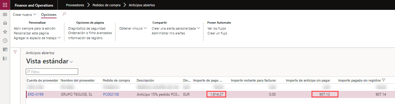 Advance payments and multiple advances on invoice to suppliers Axazure