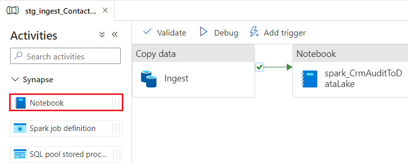 Export Dataverse audit to Data Lake using Azure Synapse and Spark Axazure