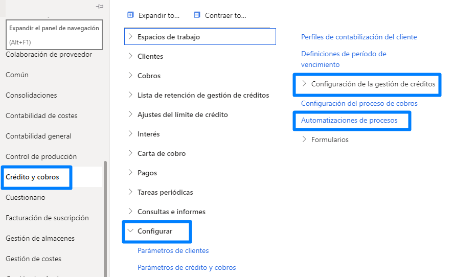 Automation of the process of collection letters Axazure