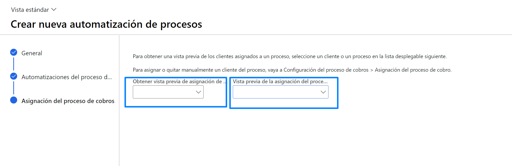 Automation of the process of collection letters Axazure