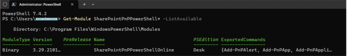 How to create a SharePoint site from a template using PnP | blog - Axazure